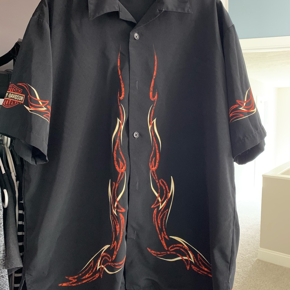 Harley Davidson button up
